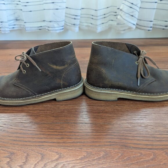 Clarks Original Waxed Leather Desert Boot - Picture 6 of 7